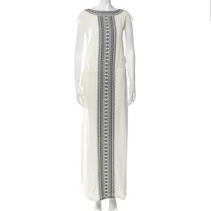 Tory Burch silk maxi dress xs